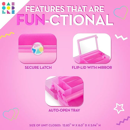 Caboodles On-the-go girl cosmetic organizer, Bubblegum Marble