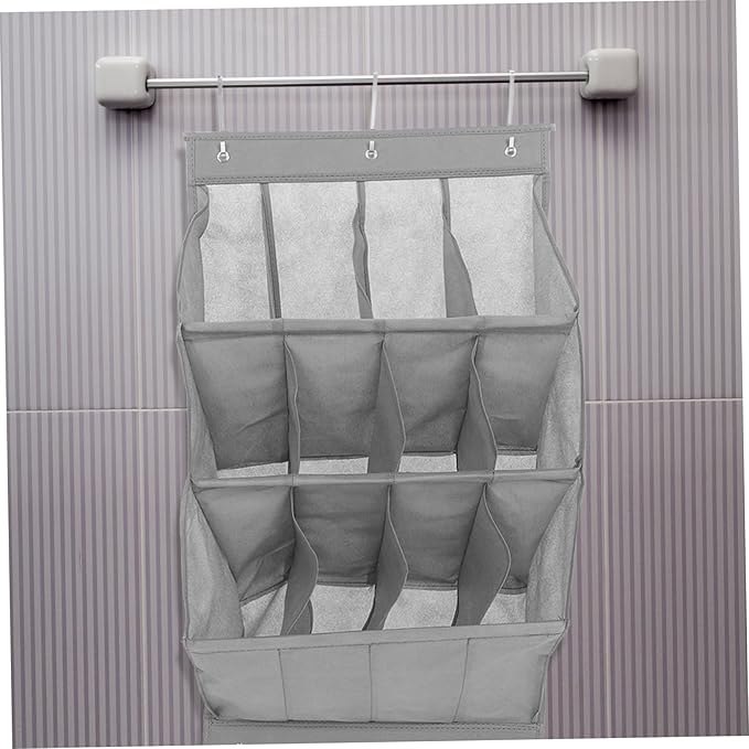 Zerodeko Door Hanging Shoe Rack Over The Door Organizer Closet Storage for Sneakers Boots Heels Entryway Bathroom Laundry Room