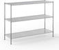 24" Deep x 72" Wide x 54" Height Wire Shelving Kit | 3-Tier | NSF Commercial Storage Rack Unit