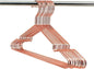 30Pack Koobay 13" Children Rose Copper Gold Shiny Metal Wire Top Clothes Hangers for Shirts Coat Storage & Display