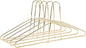 Quality Hangers Metal Hangers – Heavy Duty Hangers – Anti Theft Wire Hangers Suitable for Suits Coat Jacket – Hangers for Shuls Gyms Retail Stores Hotels – Can Carry Up to 200LBs (Gold, 60 Pack)