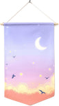 Starry Sky Cloud Colorful Wall Hanging Enamel Pins Display Banner Holder Jewelry Organizer Room Home Decor (starry sky)