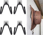 Cowboy Hat Rack Hat Holder Hat Organizer Hat Hanger Hat Wall Mount - Adhesive Metal Hooks - Easy to install - 4 Pack - No Hat