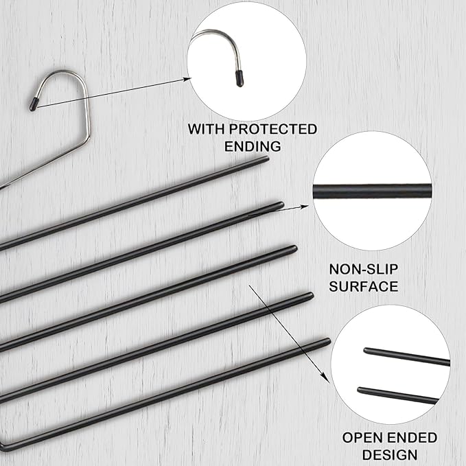 4 Pack Garden Flag Hangers with 12 Stands Large Yard Flag Holder Garden Flag Holder for Holiday Themed Displays Multi-Tier Outdoor Organizer for Flags Clothing Jeans Trouser Pants Hangers