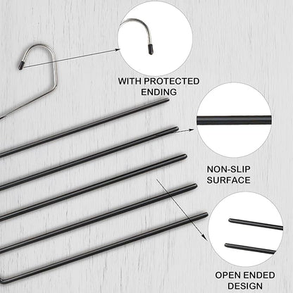 4 Pack Garden Flag Hangers with 12 Stands Large Yard Flag Holder Garden Flag Holder for Holiday Themed Displays Multi-Tier Outdoor Organizer for Flags Clothing Jeans Trouser Pants Hangers