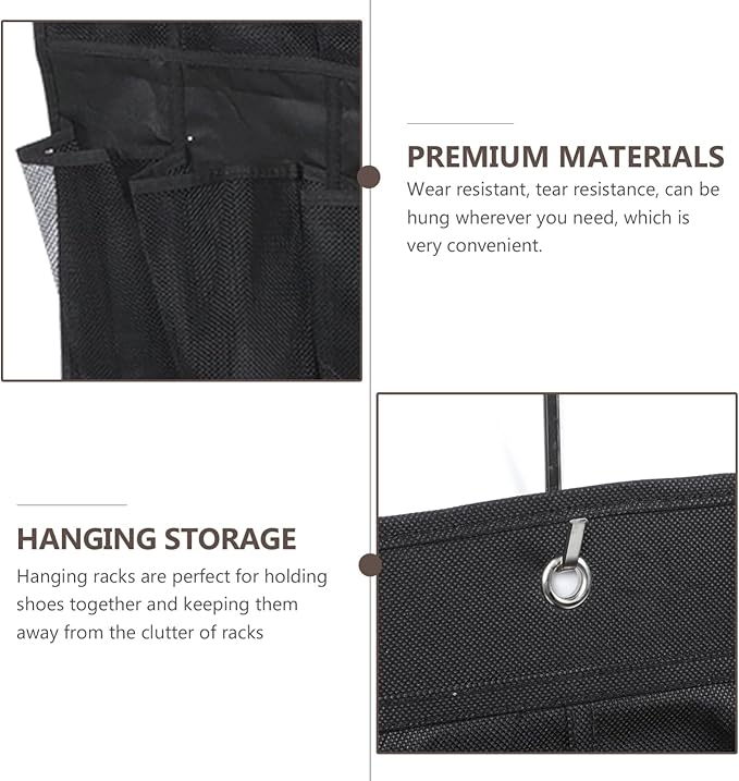 Zerodeko Door Shoe Organizer Versatile Hanging Storage Bag for Shoes Practical Over-Door for Home Organization