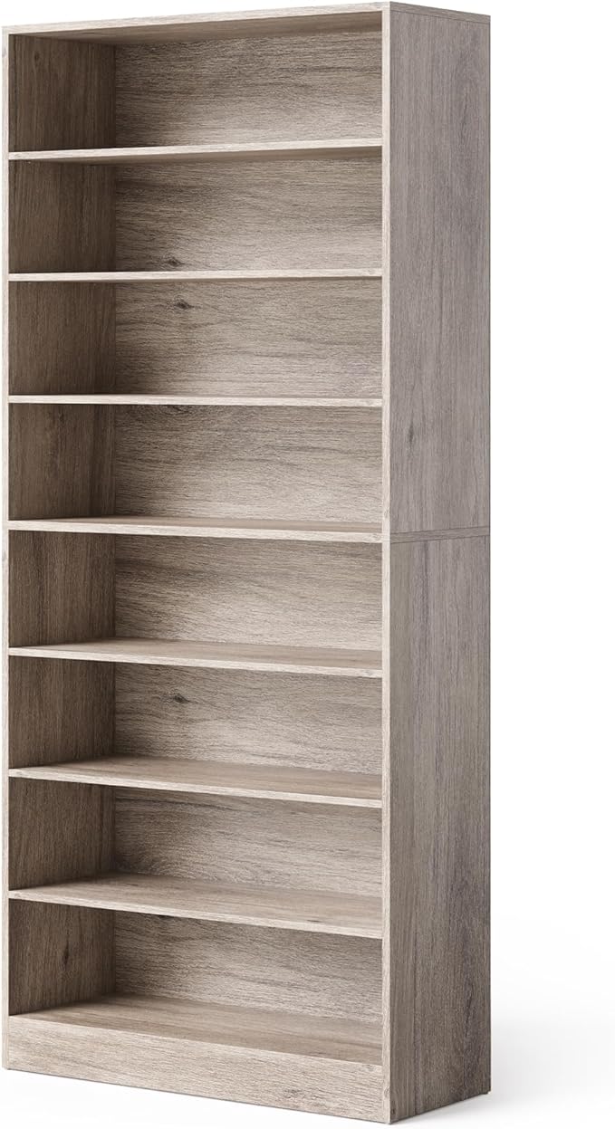 LITTLE TREE 9-Tier Shoe Cabinet, 32 Pairs Wooden Shoes Cabinet with Adjustable Shelves for Entryway, 70.9" Tall Shoe Cabinet, Freestanding Modern Shoe Organizer for Living Room Bedroom, Light Grey
