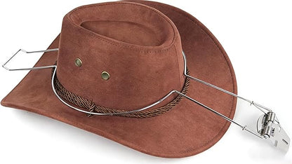 Cowboy Hat Holder and Rack, Built-in Spring Sturdy Heavy Duty Hat Bracket Hanger, Car Mounted for SUV Truck Auto