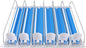 Zerodis 6Pcs Fridge Drink Organizer, Can Water Bottle Drink Dispenser Automatic Beverage Pusher Beverage Thruster Beer Supermarket Shelf Thrusters Convenience Store Freezer (Blue)