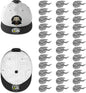 Niunuerga 36 Pack Adhesive Hat Hooks for Wall, Super Strong Hat Rack for Baseball Caps, Hat Organizer Display for Home Decor, Hat Hangers Holder for Wall, Door, Closet, No Drilling (Gray)
