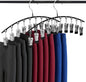 Legging Hangers Space Saving Legging Organizer for Closet with 10 Clips Each, Metal Yoga Pants Hanger Holds 20 Leggings Multi Clip Pants Hangers Space Saving | 2 Pack