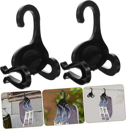 10pcs Slipper Hanger Hooks for Shoes Storage Vertical Shoe Display Organizer Space-Saving for Home Store Hotel Black Design