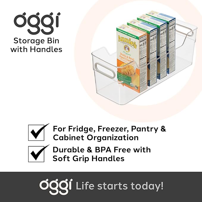 Oggi Cabinet / Drawer High Wall Storage Bin (14" x 5" x 5")