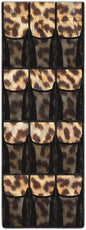 Over The Door Organizer Leopard Print Behind Door Shoe Organizer for BedRoom Space Saving Wall Hanging Storage for Living Room Easy to Install Shoe Holder Hanger