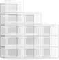 for X-Large Clear Shoe Storage Box, Stackable Organizer, Size 11, 12 Pack, BA, Shoe Storage, Stackable, Organizer, Size 11, Size 12 Pack