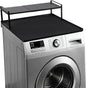 Washer and Dryer Countertop with Extendable Shelf and Silicone Mat, Washer Dryer Shelf with Mat, Universal Front Load Washer and Dryer Countertop Set for Laundry Room Organization (14-25 Inch)