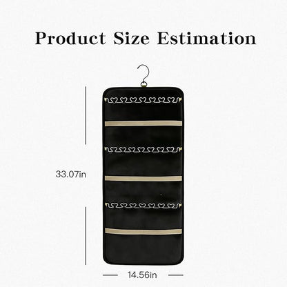 48 Pocket Oxford cloth hanging jewelry organizer for closet,specially crafted for earrings,rings,necklace, bracelets and Other jewellery storage, Comes with a hook for wall mounted storage