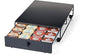 Nifty Solutions Capacity Nifty Rolling Mini Black Finish, Compatible with K-Cups, 24 Pod Pack Holder, Compact Under Coffee Pot Storage Drawer, Slim Home Kitchen Counter Organizer