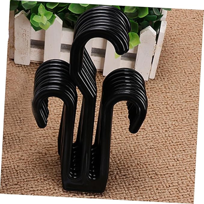 Unomor 25Pcs Multifunctional Hanging Shoe Hanger Drying Rack for Slippers Sports Shoes Boots Sturdy Plastic Design with Easy Drainage for Home Closet Laundry Storage