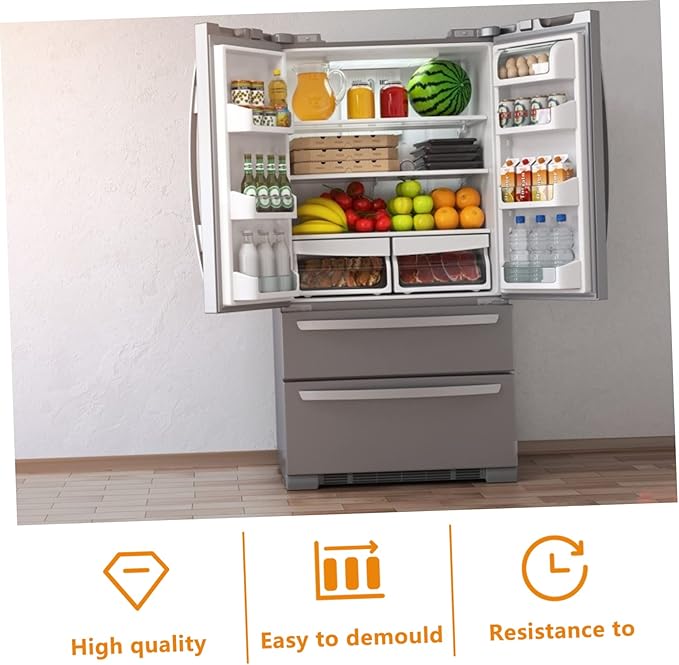Ciieeo 2pcs Multi-functional Beverage Storage Boxes Pulling Containers for Refrigerator Organization for Beer and Soda Can Dispensing Space-saving and Stylish Food Storage