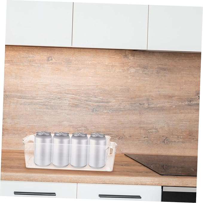 Household Fridge Organizer Drawer-style Beverage Storage Rack for Cans and Bottles Easy Dispenser for Refrigerator Drink Holder