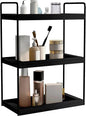 Dorhors 3 Tier Bathroom Counter Organizer,Countertop Bathroom Storage Shelf,Counter Tray and Vanity Organizer (Black)