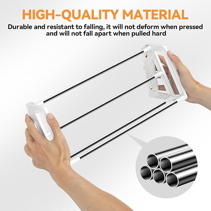 Wall Mounted Shoe Rack, 3 Pack Wall Shoe Rack Holds 6 Pairs of Shoes with Sticky Adhesive Strips Shoe Organizer Space Saving Wall Mount Shoe Storage for Camper Shoe Hanger White