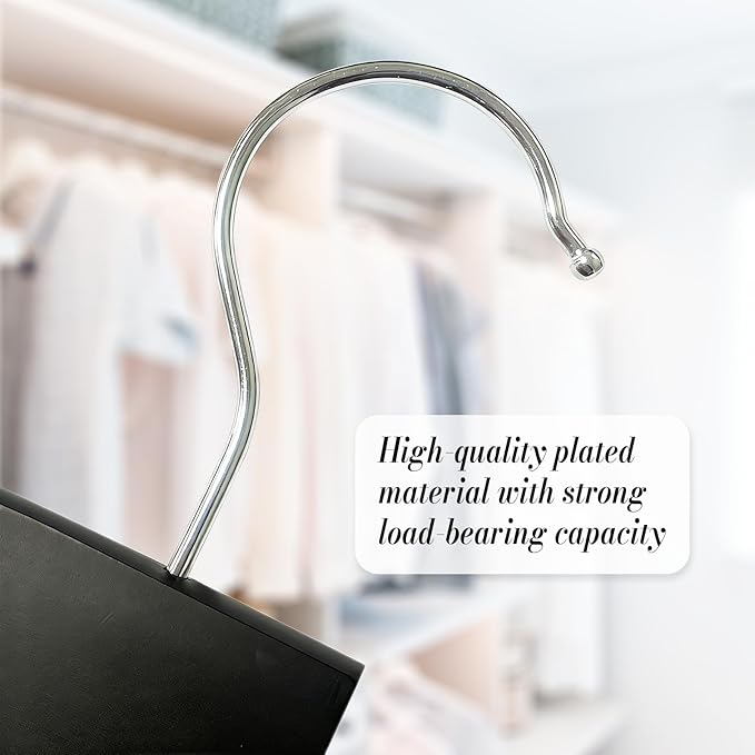 Belt Hanger for Closet Rotatable Belt Rack Closet Accessories Organizer Four Hooks for Belt Bra Tank Top Tie Black