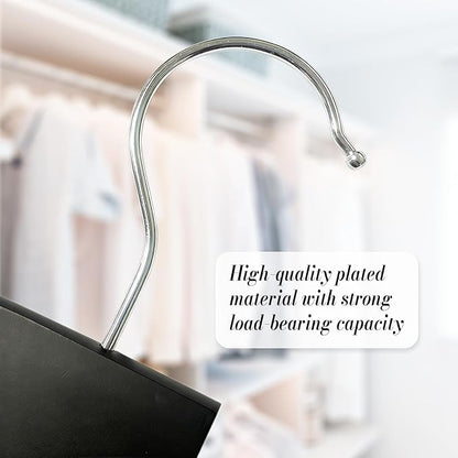 Belt Hanger for Closet Rotatable Belt Rack Closet Accessories Organizer Four Hooks for Belt Bra Tank Top Tie Black