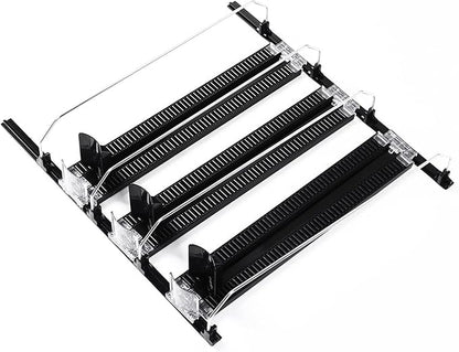 Drink Organizer for Fridge, 14.96 X 9.84in Width Adjustable Self Pushing Soda Can Dispenser for Household Refrigerator, Life Supermarket (3Pcs)