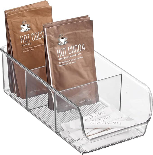 InterDesign Linus Kitchen, Pantry, Refrigerator, Freezer Storage Container, Clear