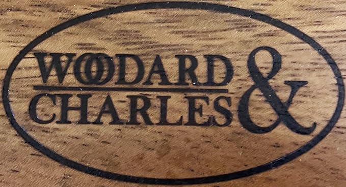 Woodard & Charles Round Lazy Susan Turntable with Stainless Steel Ball Bearing Mechanism (Whitewash)