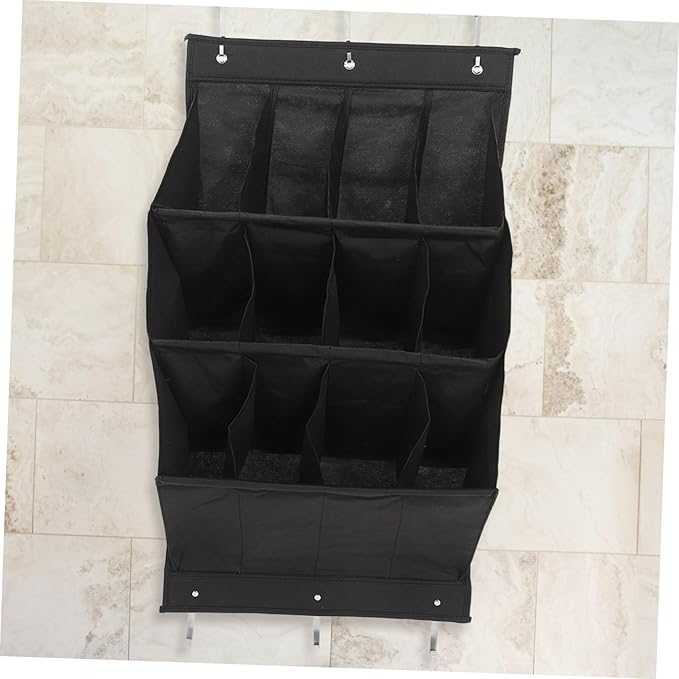 Zerodeko Door Hanging Shoe Rack Vertical Organizer for Narrow Doors Wall Mounted Storage for Entryway Bathroom and Laundry Room Tear Resistant