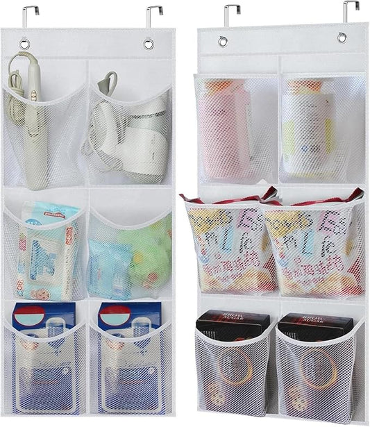 for KIMBORA 2 Packs Narrow Over The Door/Wall Shoe Organizer Cruise Small Hanging