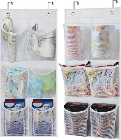 for KIMBORA 2 Packs Narrow Over The Door/Wall Shoe Organizer Cruise Small Hanging