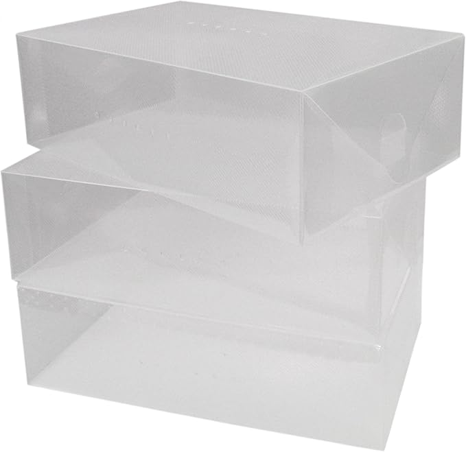 Evriholder EvriBox n' More Shoe Storage Boxes, 3-Pack, Large