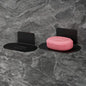 Stainless Steel Shower Soap Stand - 2 Pack, 3 Slot Wall Mounted Holder (Black)