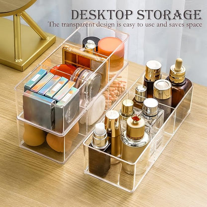 Acrylic Organizer 4-piece Makeup Organizer Countertop For Drawers Organizer Storage Bathroom Organizers And Storage Is A Good Choice For Desktop Finishing (4)