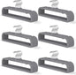 Gray Velvet Hangers 60 Pack, Slim Space Saving Pants Hangers for Closet Organizer, Rotating Hook, Non Slip Clothes Felt Hanger Heavy Duty for Tank Top, Jean Perchas, Camisole, Kids' Clothes