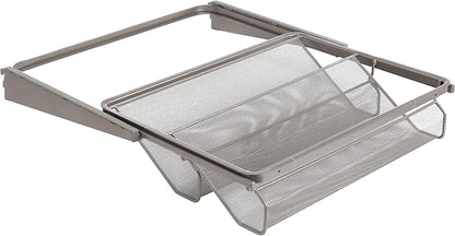 Closet Culture by Knape & Vogt 5.25 in. H x 23.50 in. W x 17.00 in. D Champagne Nickel Shoe Rack Kit for Closet System, 0335-SRK-CN