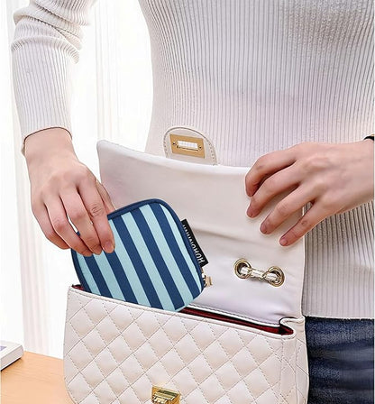 Travel Jewelry Case Small Jewelry Organizer Purse Jewelry Bag Women Jewelry Purse Double Layers for Bracelet Rings Earring Necklace