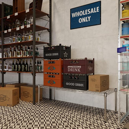 18" Deep x 48" Wide x 14" Height Wire Shelving Kit | 1-Tier | NSF Commercial Storage Rack Unit