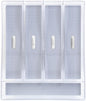 Glad Silverware & Utensil Drawer Organizer - Divided Clear Plastic Storage Tray with 5 Compartments for Kitchen Flatware and Cutlery - BPA Free, Food Safe, Non Slip, 11x13 inches