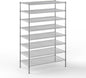 24" Deep x 48" Wide x 74" Height Wire Shelving Kit | 8-Tier | NSF Commercial Storage Rack Unit