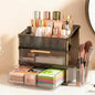 Large Capacity Makeup Organizer Countertop with Brush Holder, Vanity Skincare Perfume Storage Box for Bathroom, Mother's Day Birthday Anniversary Teen Girl Gifts for Women Mom