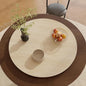 23.6" Sintered Stone Lazy Susan for Table Top- Extra Large Round Lazy Susan Organizer - Kitchen Revolution for Countertop(Yellow Cave Stone)