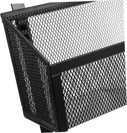MAGICLULU Door Storage Organizer with Hooks Multi-Layer Mesh Basket Rack for Bathroom Kitchen and Bedroom Waterproof Design Easy Installation Space-Saving Solution