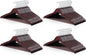 Amazon Basics Durable Wooden Suit Clothes Hangers - Cherry (Pack of 80)