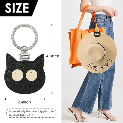 Hat Clip for Travel Sun Hat Holder Hang on Bags Hands Free Hats Clip-on Luggage Women’s Outdoor Travel Accessory