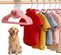 12 Pcs Pink Dog Clothes Hangers 13'' Non-Slip & 360° Swivel Pink Velvet Pet Hangers for Dogs and Cats Rustproof Metal Hooks, Space-Saving for Home Storage & Grooming Salons
